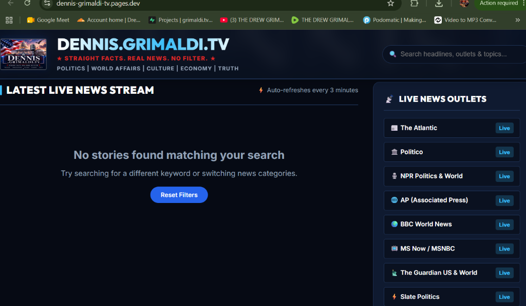 Dennis.Grimaldi.tv Official Emblem